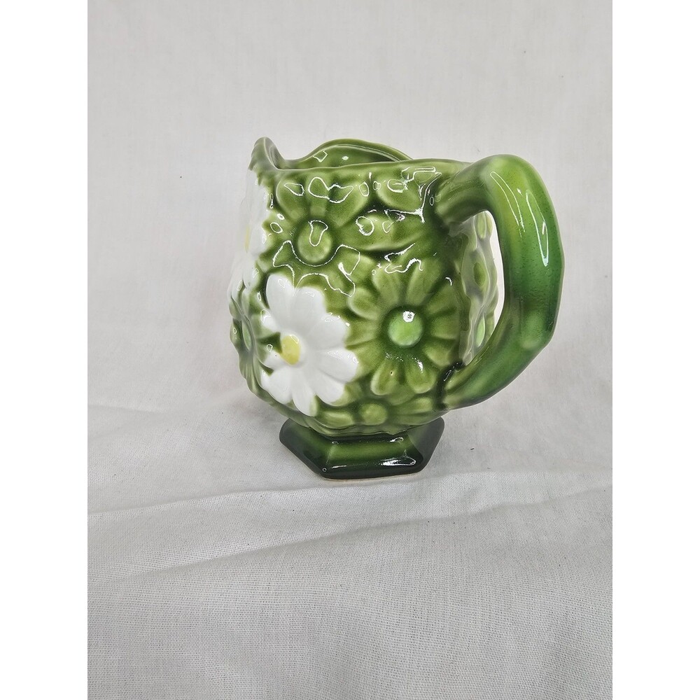 Vintage ARDCOR Fine China Pitcher Floral Embossed – Hexagonal Base Made in Japan - Picture 8 of 12